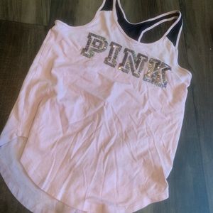 Pink tank top shirt